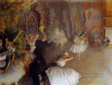 El ensayo del ballet Impresionismo bailarín de ballet Edgar Degas Pinturas al óleo